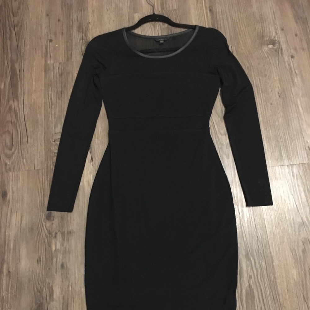 Guess black sheer panel dress, size small